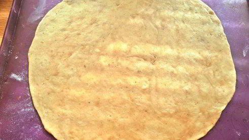 галета по-летнему на кофейном тесте