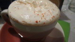 Кофе с горячей шапочкой