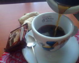 Кофе с имбирем и корицей