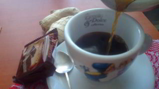 Кофе с имбирем и корицей