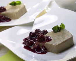 Парфе из кофе со льдом и кокосом