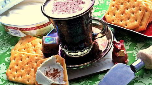 сырный кофе