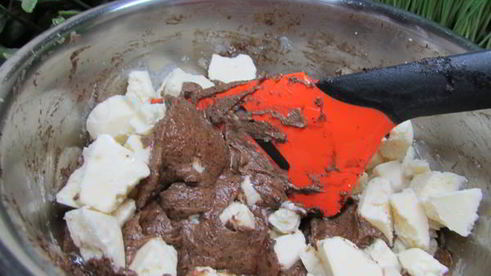 трюфели из белого шоколада с добавлением кофе