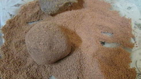 трюфели из белого шоколада с добавлением кофе