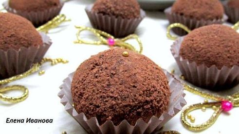 трюфели из белого шоколада с добавлением кофе