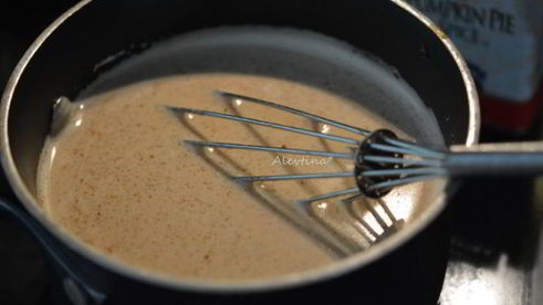 тыквенный латте по-домашнему