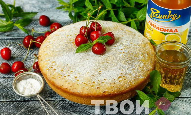 Рецепт бисквита на лимонаде