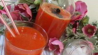 Лимонад из сладкого перца с базиликом