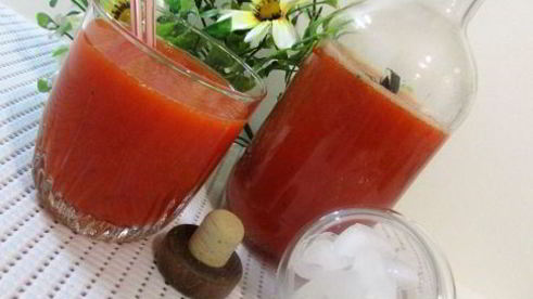 лимонад из сладкого перца с базиликом