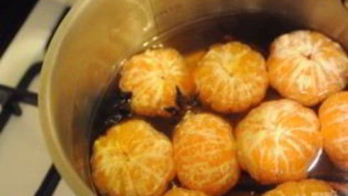 мандарины в пряном сиропе