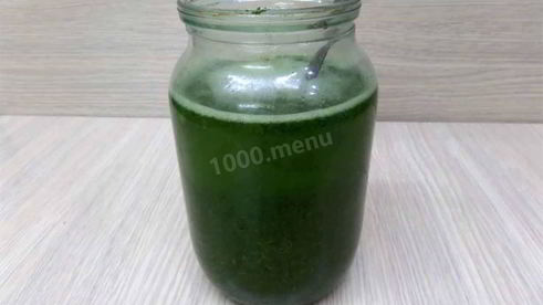 прохладительный напиток из виноградных листьев