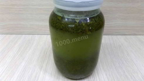 прохладительный напиток из виноградных листьев