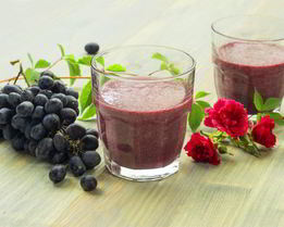 Бананово-виноградный смузи