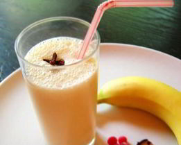 Банановый смузи на кефире
