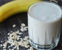 Банановый смузи с овсянкой