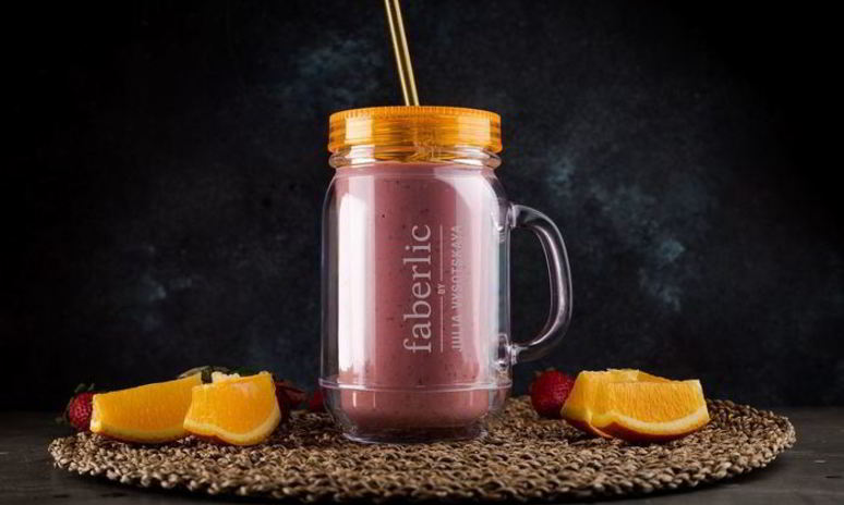 Рецепт фруктово-творожного смузи с семенами чиа