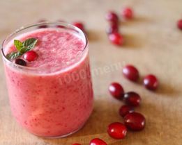 Клюквенный смузи