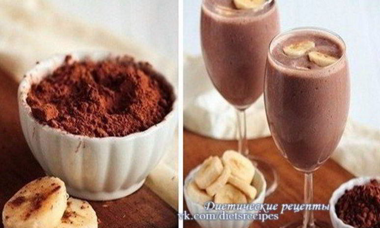 Рецепт кофейно-бананового смузи