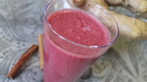 смузи имбирная вишня