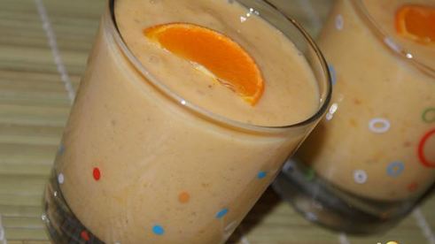 смузи с хурмой и бананами