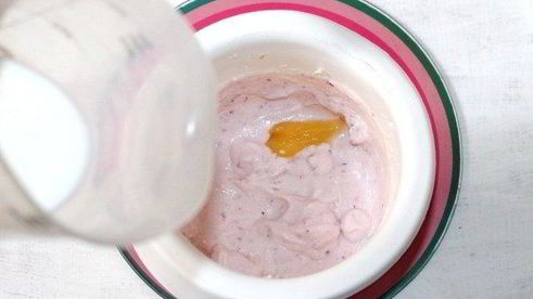 смузи с пшеничными отрубями и фруктами