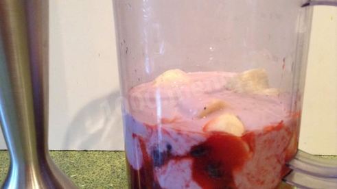 смузи с жимолостью