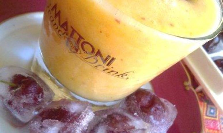 Рецепт смузей вкусняшка из дыни и персика