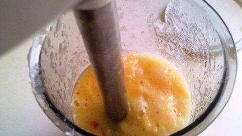 смузи вкусняшка из дыни и персика