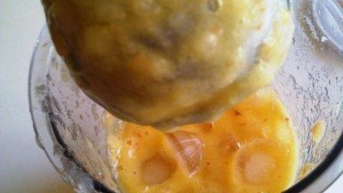 смузи вкусняшка из дыни и персика