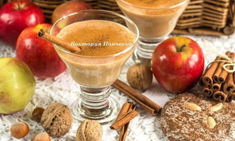 Рецепт смузей яблочный пирог