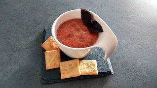 Томатно-базиликовый смузи с чесноком