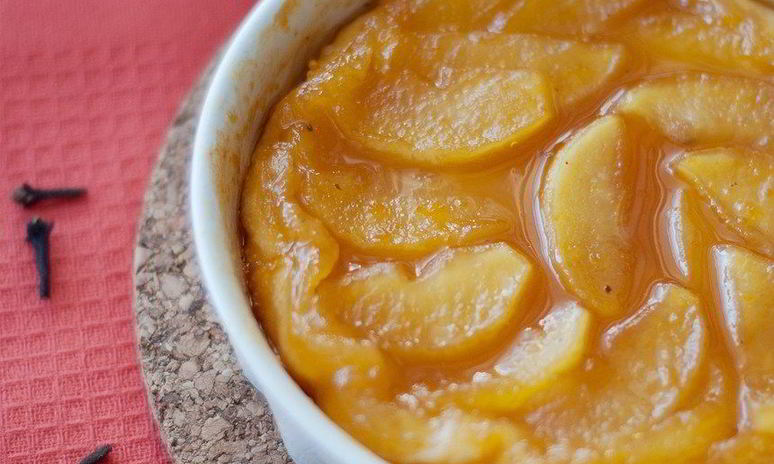 Рецепт тарта татен с грейпфрутовым сиропом и гвоздикой