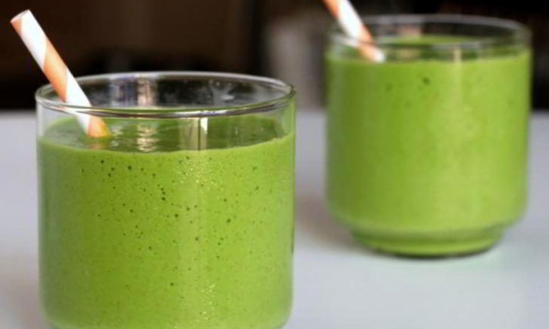 Рецепт зеленого витаминного напитка тропик