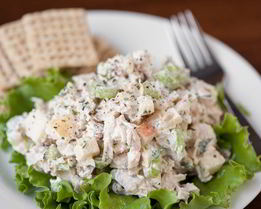 Диетический салат с индейкой