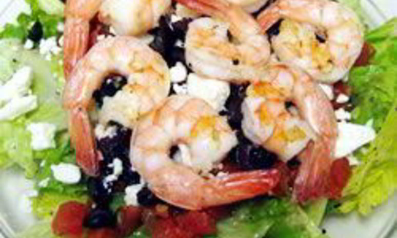 Рецепт греческого салата с креветками