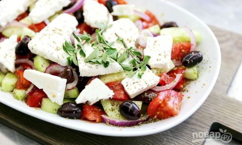 Рецепт салата греческого