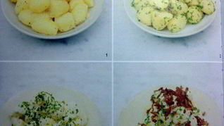 Картофельный салат с беконом