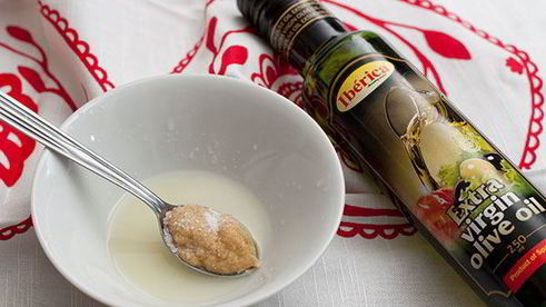 картофельный салат с красным луком