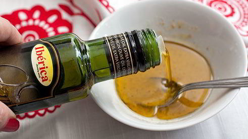 картофельный салат с красным луком