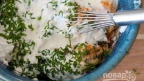 картофельный салат с сыром