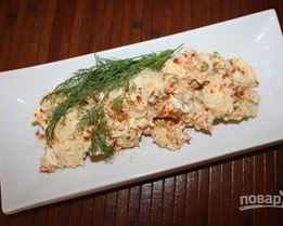 Картофельный салат с яйцом