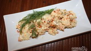 Картофельный салат с яйцом