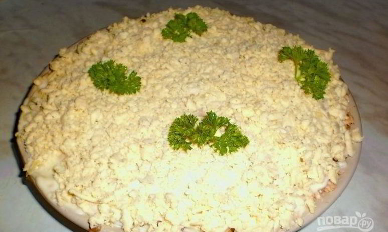 Рецепт салата из картофеля с копченой горбушей