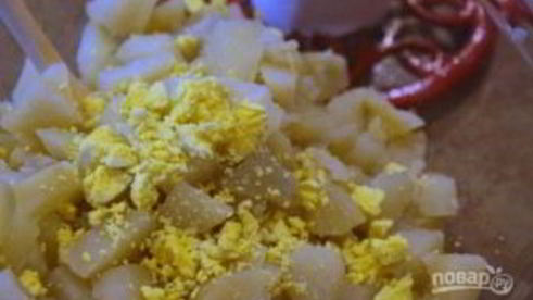 салат с картошкой