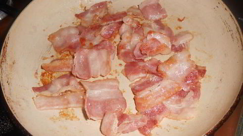 теплый салат с запеченным картофелем