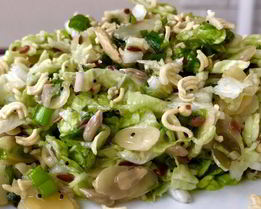 Хрустящий салат с мивиной