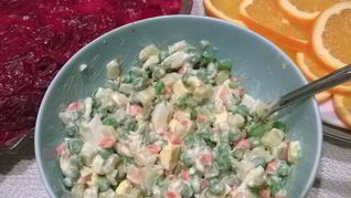 Оливье с курицей