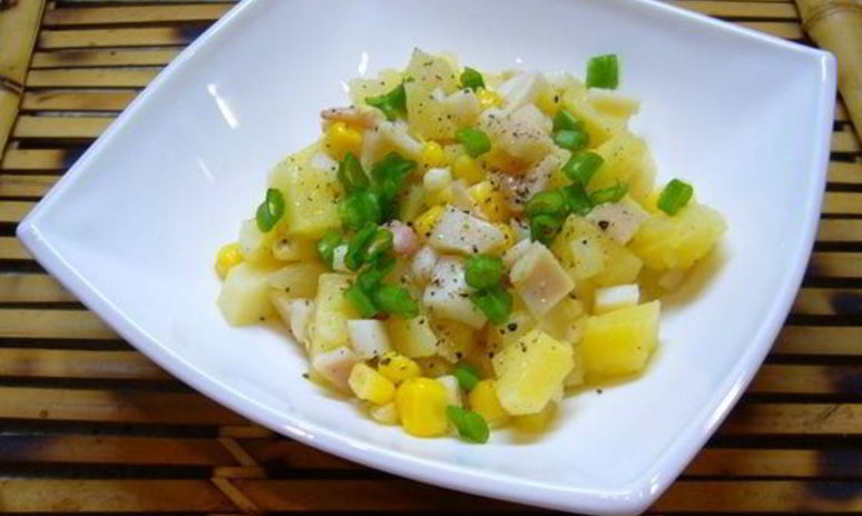 Рецепт постного салата оливье