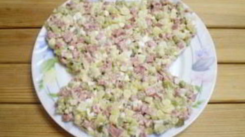 салат обезьянка оливье