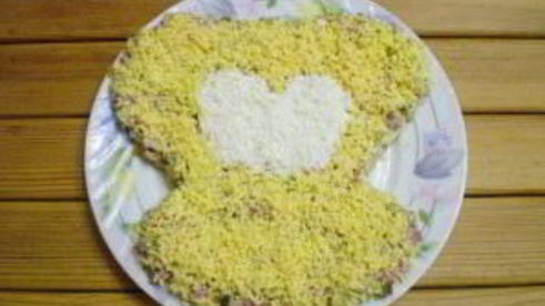 салат обезьянка оливье